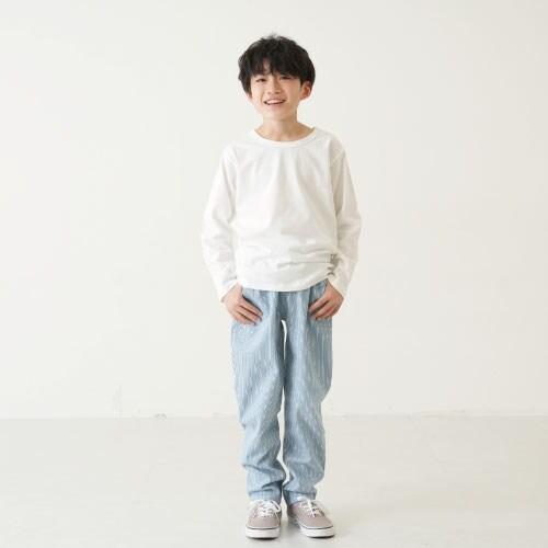 彈力印花錐形褲