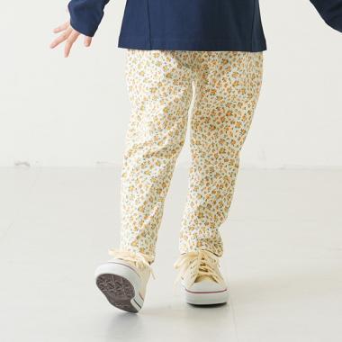 【短款】高腰荷葉邊印花錐形褲