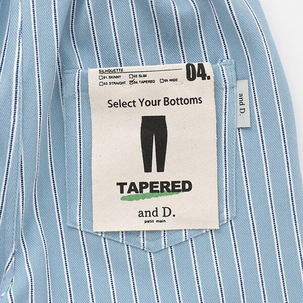 彈力印花錐形褲