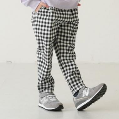 【短款】高腰荷葉邊印花錐形褲