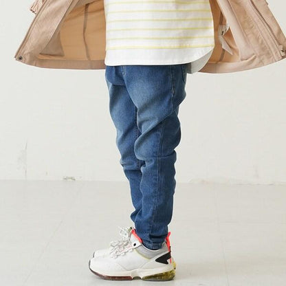 彈力牛仔修身褲