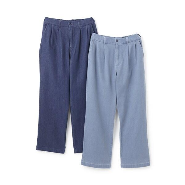 【爸爸也能穿】DAD寬鬆牛仔錐形褲