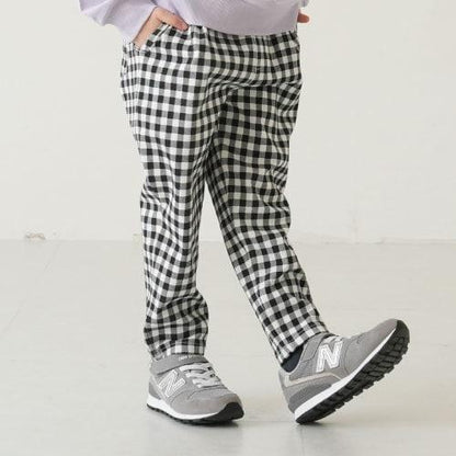 【短款】高腰荷葉邊印花錐形褲