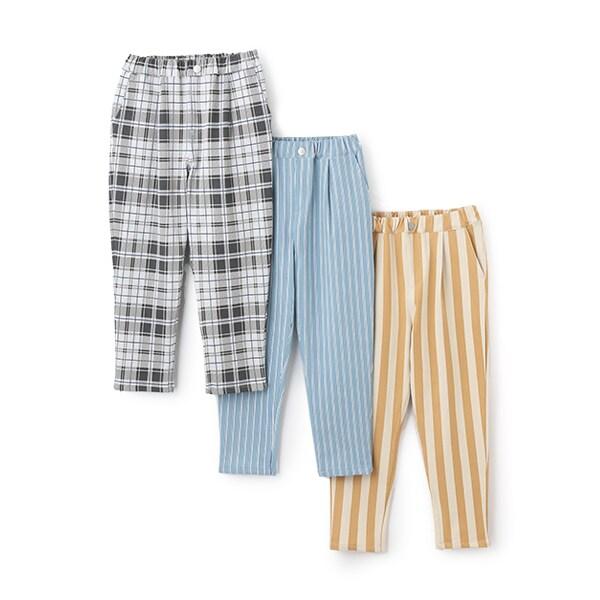 彈力印花錐形褲