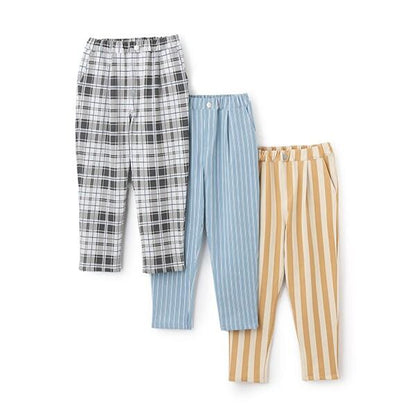 彈力印花錐形褲