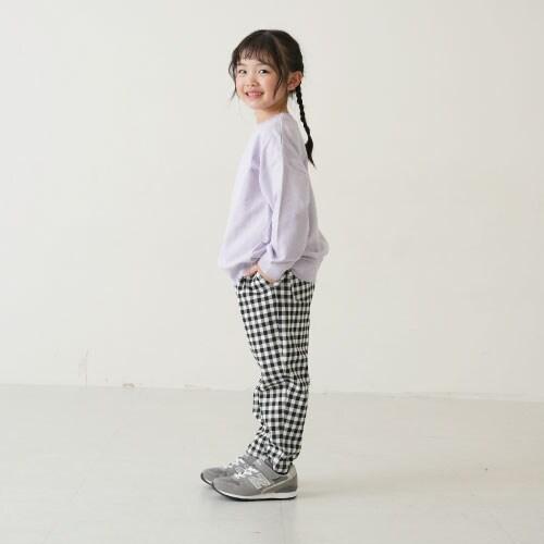 【短款】高腰荷葉邊印花錐形褲