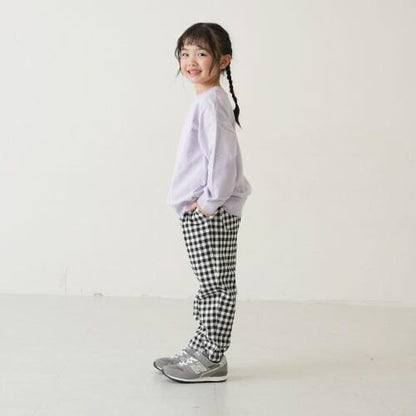 【短款】高腰荷葉邊印花錐形褲