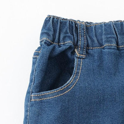 彈力牛仔修身褲