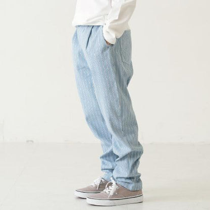 彈力印花錐形褲