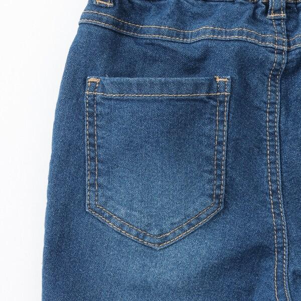 彈力牛仔修身褲