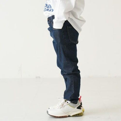 彈力牛仔修身褲