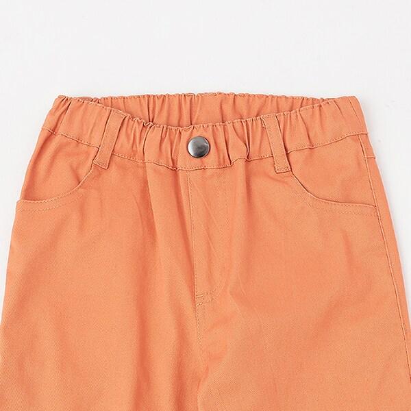 彈力斜紋修身長褲