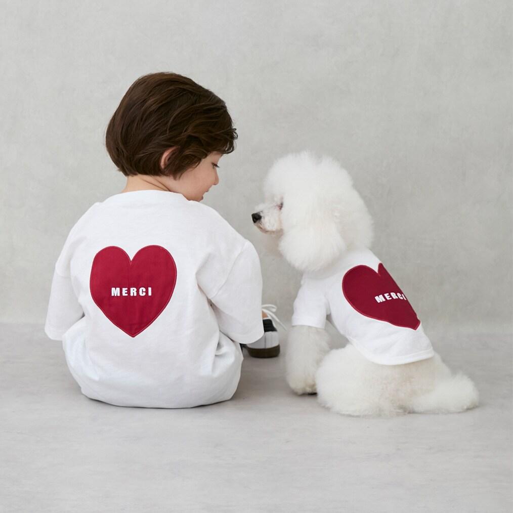 【防汙處理】背部愛心短袖T恤