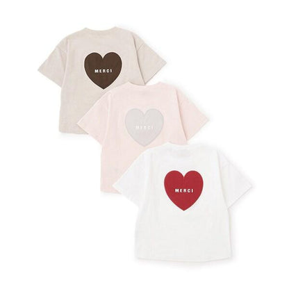 【防汙處理】背部愛心短袖T恤