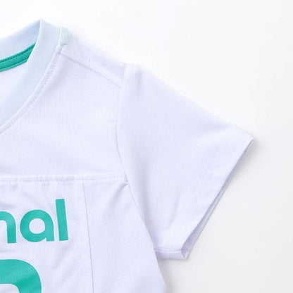 【吸水速幹】網眼數字T恤