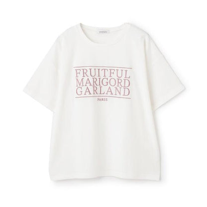 【GOODPRICE】【純棉100%】三段標語刺繡T恤