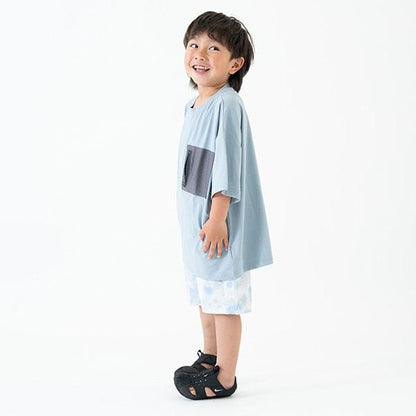 【水陸兩用】網眼口袋寬鬆短袖T恤