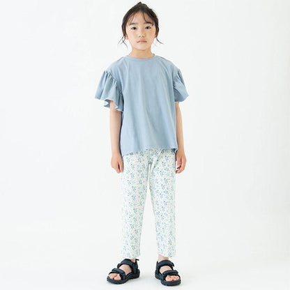 【水陸兩用】短袖荷葉邊套頭衫