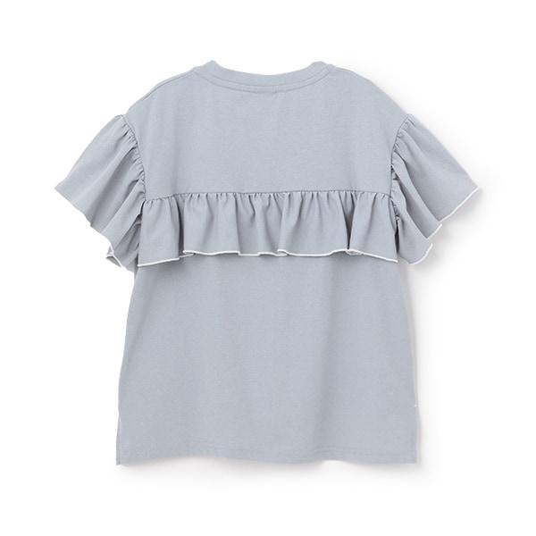 【水陸兩用】短袖荷葉邊套頭衫