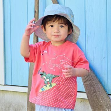 衝浪恐龍短袖T恤