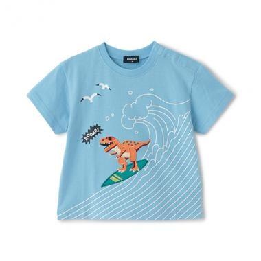 衝浪恐龍短袖T恤