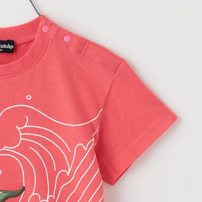衝浪恐龍短袖T恤
