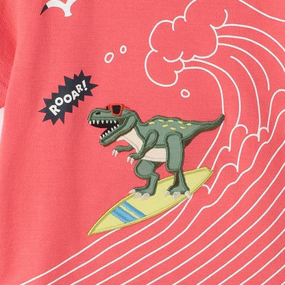 衝浪恐龍短袖T恤
