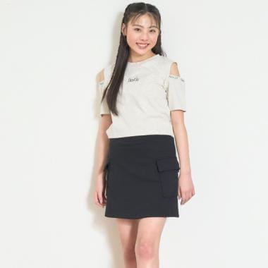 【7days】【接觸冷感/清涼】露肩T恤套裝