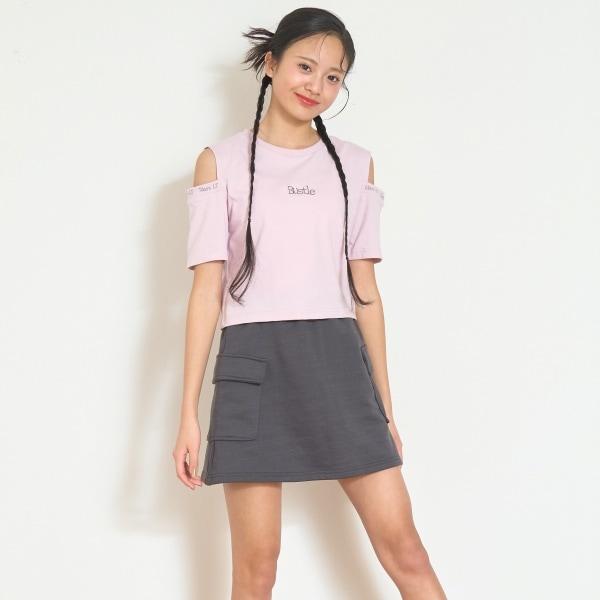 【7days】【接觸冷感/清涼】露肩T恤套裝