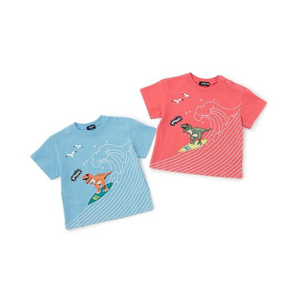 衝浪恐龍短袖T恤