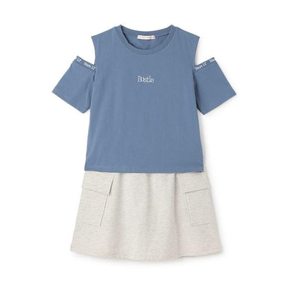 【7days】【接觸冷感/清涼】露肩T恤套裝