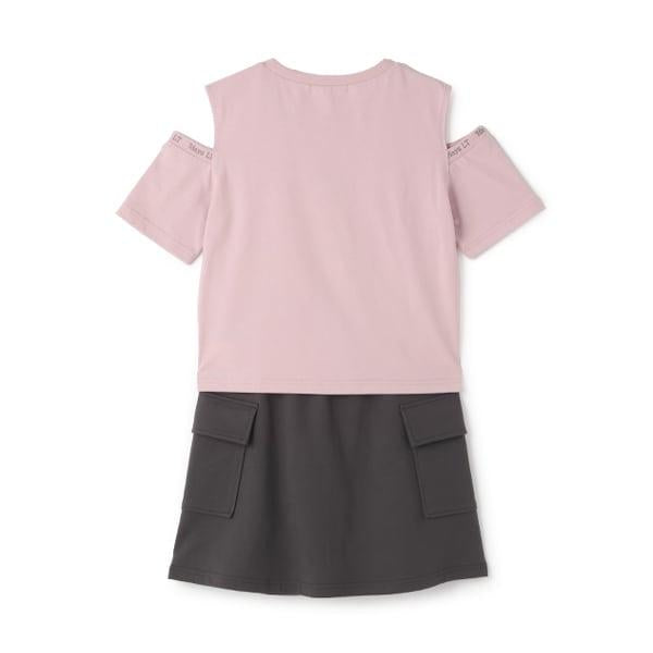 【7days】【接觸冷感/清涼】露肩T恤套裝