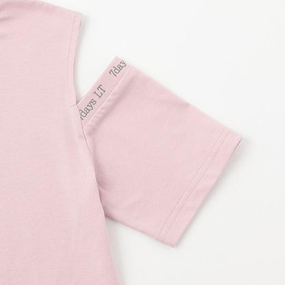 【7days】【接觸冷感/清涼】露肩T恤套裝