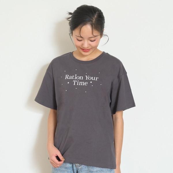 【7days】【GOODPRICE】【純棉100%】字母水鑽T恤