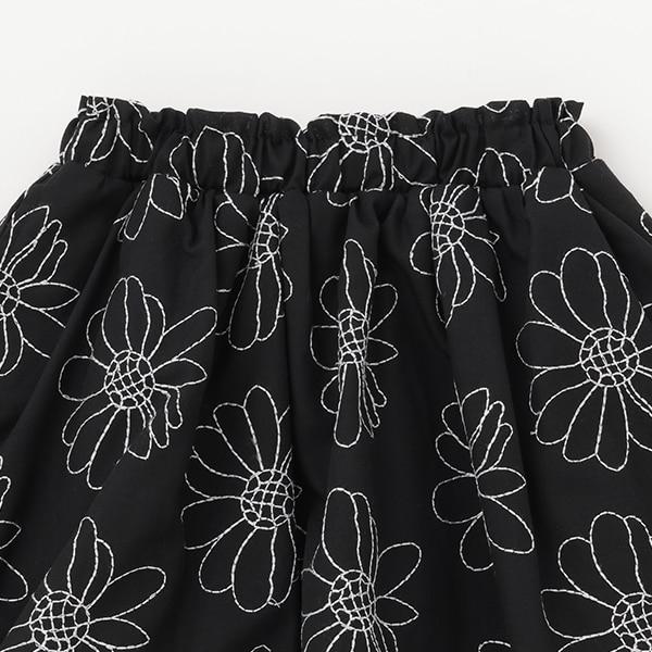 花卉刺繡半身裙（兒童）