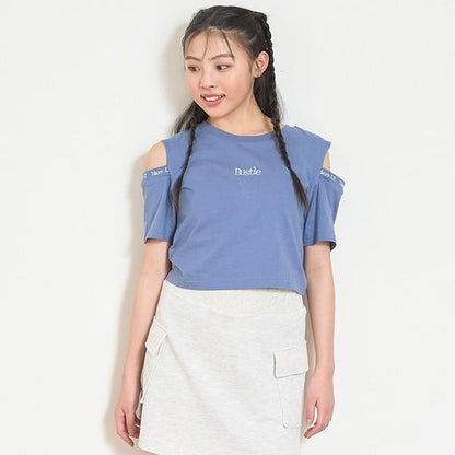 【7days】【接觸冷感/清涼】露肩T恤套裝