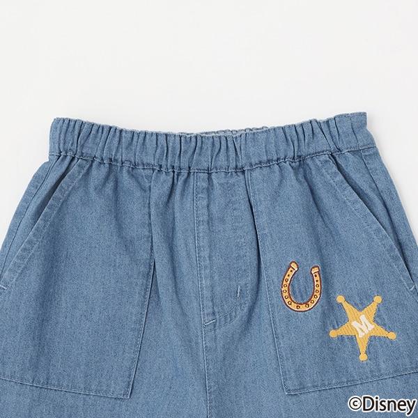 《迪士尼》刺繡中褲
