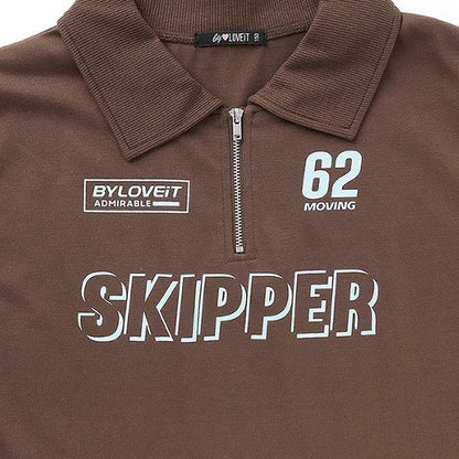 【Cuugal掲載】半拉鍊短袖T恤