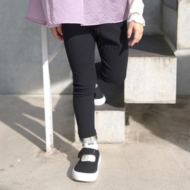 【人氣熱銷再次到貨】下襬網紗荷葉邊九分打底褲