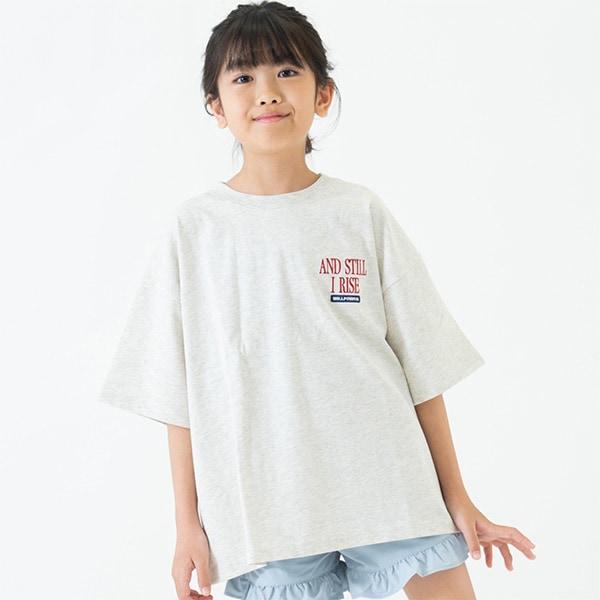 【純棉100%】【爸爸同款】兒童logo刺繡寬鬆短袖T恤