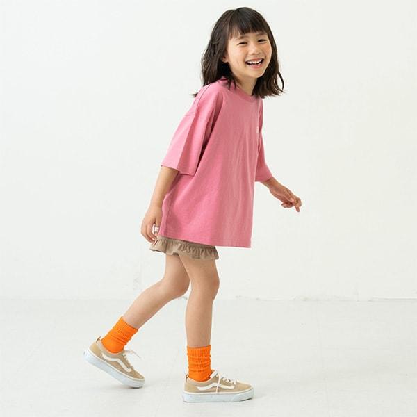 【純棉100%】【爸爸同款】兒童logo刺繡寬鬆短袖T恤