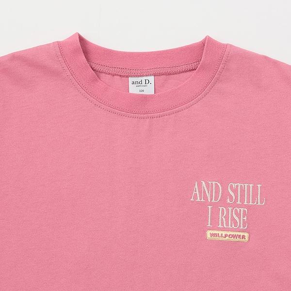 【純棉100%】【爸爸同款】兒童logo刺繡寬鬆短袖T恤