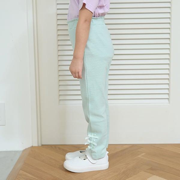 【人氣色系】【ともパン】蝴蝶結直筒褲