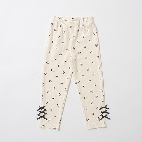 【人氣色系】【ともパン】蝴蝶結直筒褲