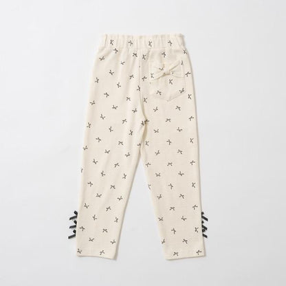 【人氣色系】【ともパン】蝴蝶結直筒褲