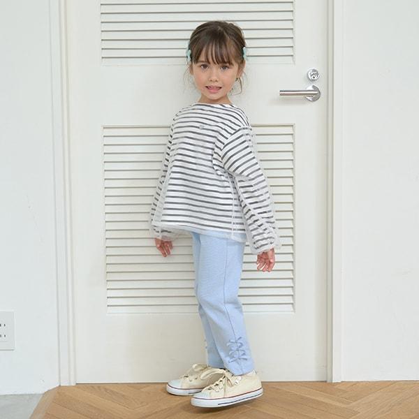 【人氣色系】【ともパン】蝴蝶結直筒褲