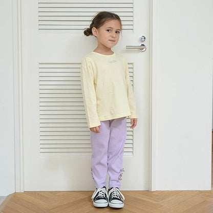 【人氣色系】【ともパン】蝴蝶結直筒褲