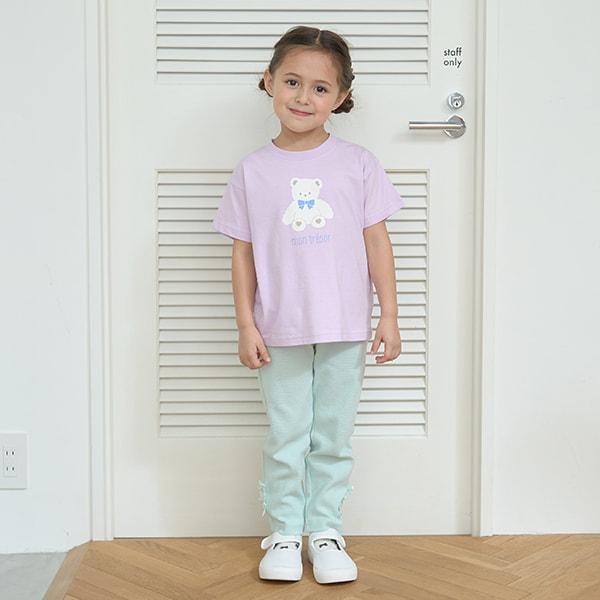 【人氣色系】【ともパン】蝴蝶結直筒褲