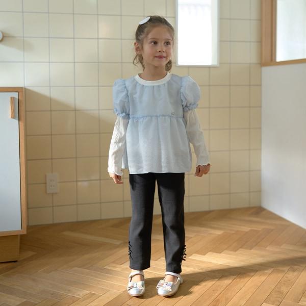 【人氣色系】【ともパン】蝴蝶結直筒褲