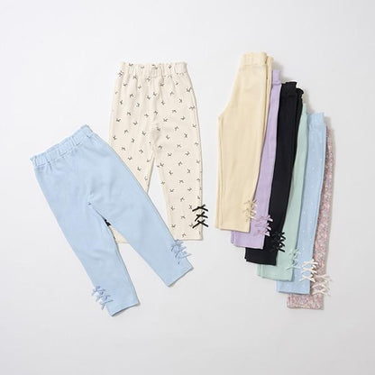 【人氣色系】【ともパン】蝴蝶結直筒褲